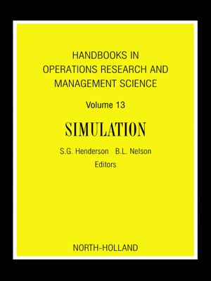 cover image of Handbooks in Operations Research and Management Science